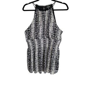 ❤️134 Express Animal Print Halter Tank Top